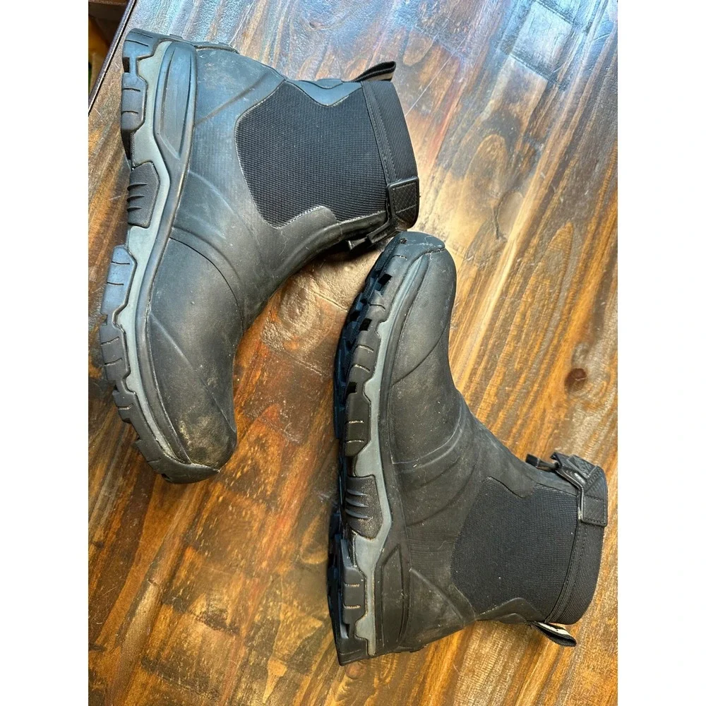 Muck Boot Company Apex Mid Zip Mens Black Waterproof All-Terrain Boots Size 12